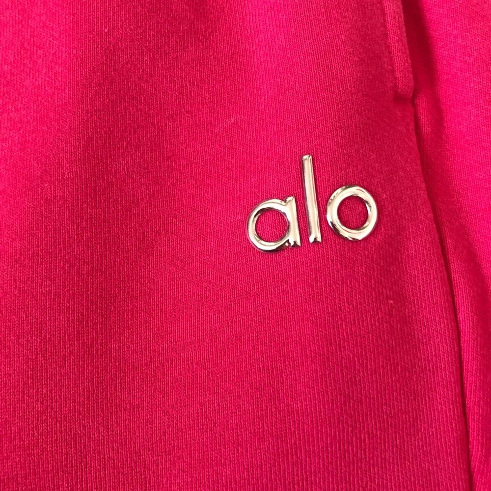Alo Yoga Accolade Sweatpant Pink Summer Crush L - Picture 8 of 13